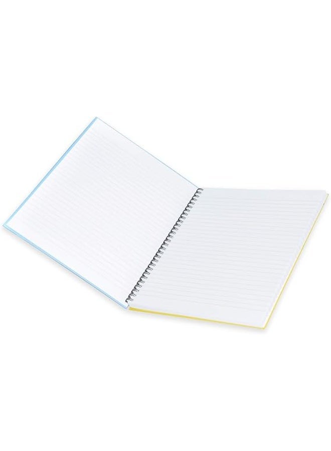 FIS Spiral Hard Cover Notebook Single Line 10X8 Inch, 100-Sheets 5-Piece - FSNBS1081908 - Image 3